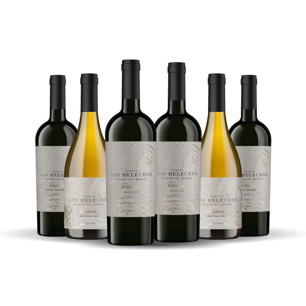 Caja Mix Los Helechos Reserva x6 750 ml