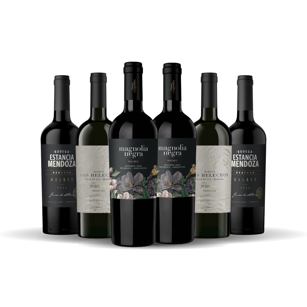 Caja Mix Malbec Reserva 6x750 ml