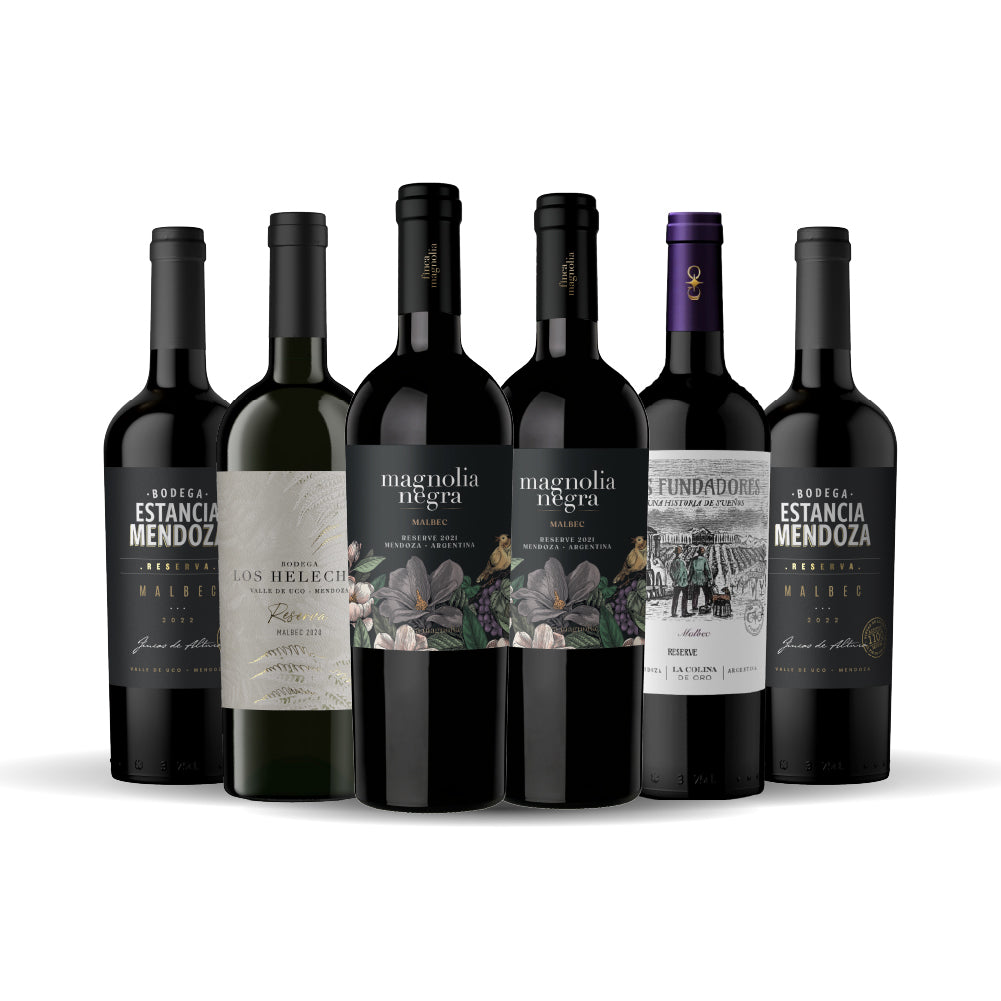 Caja Mix Malbec Reserva x6 750 ml